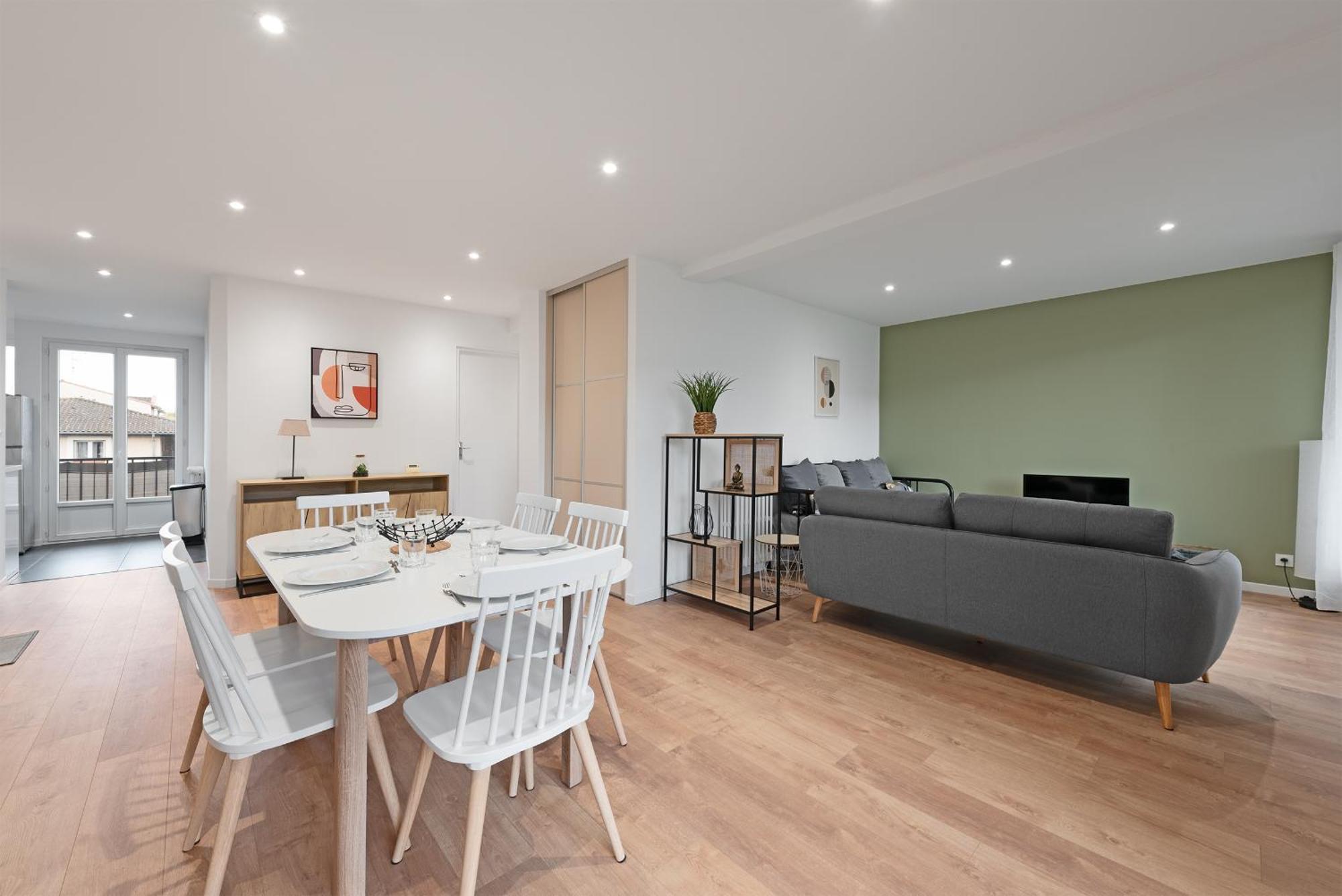 Spacieux T3 Avec 2 Parkings Gratuits Et 2 Balcons 圖盧茲 外观 照片