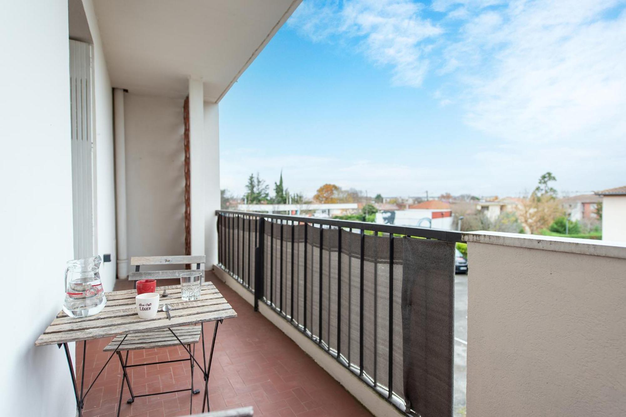 Spacieux T3 Avec 2 Parkings Gratuits Et 2 Balcons 圖盧茲 外观 照片